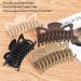 Jumbo Hair Clips for Women - Extra Large 4.7 Inch Claw Clips for Thick Hair - Fashion Hair Accessories in Neutral/Brown - Pack of 4 - Buy Online on GoSupps.com