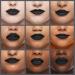 MAEPEOR Matte Lipstick and Lipliner Set - Waterproof, Long Lasting Liquid Lipstick for Women - 2PCS Set (Black) - Buy Online on GoSupps.com