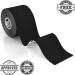 Nordic Lifting Kinesiology Tape - Pro Sports & Athletic Taping for Knee, Shin Splints, Shoulder and Muscle - 2 X 16.4' Uncut Roll (Black) - Buy Online on GoSupps.com