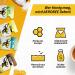 Aerobee Energy Gel Classic Tasting Package - 100% Natural Honey Energy Gel for Endurance Sports (4x26g) - Buy Online on GoSupps.com