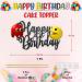 Seyal Pacmn Ghost Happy Birthday Cake Topper - Buy Online on GoSupps.com