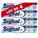 Signal Anti-Tartar Toothpaste, Limits the Formation of Dental Plaque and Slows Calcification (Pack of 4x75ml)
