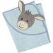 Sterntaler Emmi Hooded Towel for Baby & Children - Embroidered Bath Towel 80x80 cm Donkey Blue 1 Pack - International Shipping Available - Buy Online on GoSupps.com