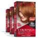 Permanent Hair Color by Revlon Permanent Red Hair Dye Colorsilk with 100% Gray Coverage Ammonia-Free Keratin and Amino Acids Red Shades (Pack of 3) 53 Light Auburn