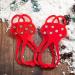 2 Pairs Red Non Slip Ice Cleats for Men and Women - Snow Traction Cleats Crampons for Walking and Running on Snow and Ice - Buy Online on GoSupps.com