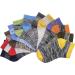 Hzcojulo Kids Toddler Cotton Ankle Socks - 12 Pairs, Multicolored - Ages 11-13 - Buy Online on GoSupps.com