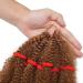 SEGO 3 Packs Afro Crochet Braids - Kinky Curly Hair Bulk Extensions in Light Brown | Marlybob Crochet Hair for Volume & Style - Buy Online on GoSupps.com