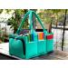 Mollieollie Premium Baby Diaper Caddy Organizer | Portable Nursery & Craft Storage Bin | Car Seat Tote with Zipper Pocket | Teal/Rose - Buy Online on GoSupps.com