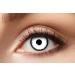 Eyecatcher 84080441-952 - Colored contact lenses 1 pair for 12 months white carnival Mardi Gras Halloween Angelic White