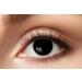 Eyecatcher 84063141-595 - Colored contact lenses 1 pair for 12 months black Halloween carnival Mardi Gras black witch