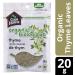 Club House Quality Natural Herbs & Spices Organic Thyme Leaves 20g 20 g (Pack of 1) - Buy Online on GoSupps.com