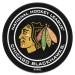 Fanmats 10279 Chicago Blackhawk's hockey carpet 68.6 cm diameter hockey puck design sports fan accent carpet black chicago blackhawks 27 inch team color