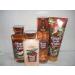 Bath & Body Works GINGER BREAD LATTE fragrance mist 8 fl oz.  body cream 8 oz.  body lotion 8 fl oz. & shower gel 10 fl oz.