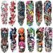 Colorful Sleeve Tattoos Stickers  Full Arm Temporary Tattoos Sleeves  Fake Watercolor Body Art Arm Tattoo for Kids Women Makeup  12-Sheet