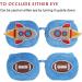 Astropic 2Pcs Eye Patches for Kids Glasses to Cover Either Eye (Rocket & Football) Either Eye Football & Rocket - Buy Online on GoSupps.com