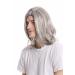 Buy WIG ME UP GFW891-51 Men's Long Straight Rockstar Wig - Cool Grey & Black Middle Parting Perfect for Stylish Look - Buy Online on GoSupps.com