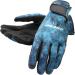 Cressi Camouflage Patterned Spearfishing Gloves Made of Elastic Neoprene- get The Hunter Equipment Large Camo Blue