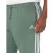 adidas Men's Essentials Fleece Open Hem 3-Stripes Pants in Medium Green Oxide/Linen Green - Buy Online on GoSupps.com