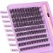 Newcally DIY Eyelash Extensions Kit Cluster Lashes 108 Pcs C D Curl Individual Lashes Natural Strips 8-16mm - Home Lash Extension Kit - Buy Online on GoSupps.com
