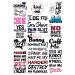 Kink Ink - 30 BDSM Temporary Tattoo Sexy Naughty Kinky Adult Fake Sticker