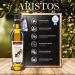 Olive Oil Gift Set | Premium Greek Cold Pressed Koroneiki | ARISTOS Gift Bag with Viewing Window - Buy Online on GoSupps.com