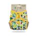 Petit Lulu Cloth Nappy Wrap | One Size (11-35.2 lbs) | Snaps | Washable Diaper Wrap | Reusable Cloth Nappies | Made in Europe (Chilling Sloth)