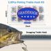 Fishing Treble Hooks Kit - High Carbon Steel, Sharp Round Bend - 110pcs/box, 6 Sizes 4 6 8 10 12 14 - Ideal for Lures, Baits, Saltwater Fishing - Buy Online on GoSupps.com