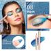Oulac Shimmer Blue Eyeshadow Stick - Waterproof & Long Lasting Glitter Eye Shadow Pencil | Vegan & Cruelty-Free Makeup (08) Aqua - Buy Online on GoSupps.com