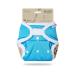 Petit lulu size 2 powy overpants (5-16 kg) |Velcro |One size diapers |Baby diaper pants |Washable & waterproof |Fleet diapers |Made in EU blue