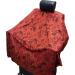 Vincent Nostalgic Cutting Cape (Red) - Professional Hair Stylist Apron for Salon & Home Use | International Shipping Available - Buy Online on GoSupps.com