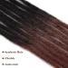 10PC No LIFE 50cm Black to Ginger Red Dreadlock Extensions | Synthetic Dreadlock Accessories for Men & Women | Jamaican Punk Hip-Hop Reggae Hair Wigs - Buy Online on GoSupps.com