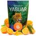 Yaguar Yerba Mat Naranja 500g Mat avec Orange Mat Br silien Rafra chissement sans Gluten 500 g (Lot de 1)