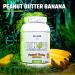 Axe & Sledge Plant Fed Vegan Protein Powder - Peanut Butter Banana | 20g Protein 30 Servings - Naturally Flavored & Sweetened International Shipping Available - Buy Online on GoSupps.com