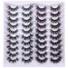 Fluffy Lashes 20mm Dramatic False Eyelashes 3D Faux Mink Lashes 4 Styles Wispy Lashes Pack 20 Pairs by Zegaine