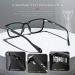 Attcl Unisex Blue Light Filter Glasses for Computer & Gaming | UV Protection Headache Relief Eye Strain Reduction - Model BL5577 Black - Buy Online on GoSupps.com