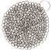 Mythrojan Stainless Steel Chainmail Scrubber - Ideal for Cast Iron & Cookware Maintenance - 18x18 cm Round SS Butted Design - Buy Online on GoSupps.com