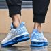 Autper Mens Air Athletic Running Shoes | Lightweight Sport Sneakers | US 6.5-12.5 | White/Blue - Buy Online on GoSupps.com
