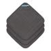 L SSIG Muslin Washcloth Cotton Set of 3 - Anthracite Wash Cloths | Eco-Friendly & Soft for Baby Care | International Shipping Available - Buy Online on GoSupps.com