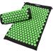 Acupressure Set: Acupuncture Mat & Pillow for Pain Relief - Unisex Green with Bag - Buy Online on GoSupps.com