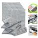12 Pcs Wire Dishwashing Rag for Wet and Dry 7.9x7.9 inch Non Scratch Wire Dishcloth Reusable Cleaning Cloth Dish Multipurpose Wire Dishwashing Rags for Dishes Sinks Counters