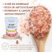 Detox+ Himalayan Soak Bath Salt with Rosemary & Lemon Oils - 32oz Resealable Bag | Epsom Salt Detox for Men & Women - 100% Pure & BPA Free - Buy Online on GoSupps.com