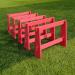 CAIKEI Agility Hurdles Pack of 5 - 6-12 Height Speed Training for Kids - Ideal for Soccer, Football, Plyometrics - Lightweight & Super Soft - 12in Red - Buy Online on GoSupps.com