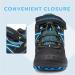 Mishansha Children's Hiking Shoes - Non-Slip Lightweight Trekking Boots for Boys & Girls (Size 24-38 EU 30) - Black - Buy Online on GoSupps.com