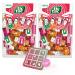 Tic Tac Strawberry Mix Lot de 2 60 Mini-Bo tes par Pack (4 Saveurs) + Jeu de Morpion 120 Mini Bonbons pour Anniversaires Sachets Cadeaux Bars Bonbons & F tes d Enfants