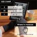 Vital Salveo Full Finger Touchscreen Arthritis Gloves - Non-Slip Carpal Tunnel Relief - Dark Grey - Medium Size - Buy Online on GoSupps.com