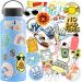 USA Company - Cute Stickers for Water Bottles, Waterproof Stickers for Teens and Kids (35 Pack) Water Bottle Stickers, Vinyl Stickers, Set of Laptop Stickers and Water Bottle Stickers for Kids 35 Pieces