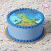 J & M Deco Edible Cake Topper - Dino Motif Birthday Decoration - Fondant Cake Toppers - 20cm Dinosaur Theme - Perfect for Celebrations - Buy Online on GoSupps.com