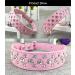 Newtensina Pets Collar Bling Puppies Collar Cute Dog Collar with Diamante for Girls - Pink - S S Pink - Buy Online on GoSupps.com