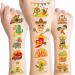 8 Sheets (96PCS) Mexican Tattoos Temporary Taco Twosday Theme Birthday Party Decorations Favors Supplies Stickers For Kids Boys Girls Gifts Classroom School Prizes Rewards stickers1