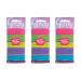 Goody Ouchless Women's Braided Elastics Medium Hair Neon 30 Count (Pack of 3) 30 Count (Pack of 3) Neon Tribal